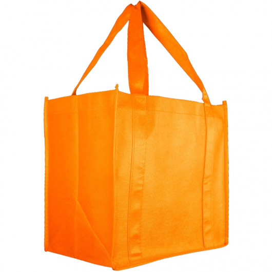 Navy Blue Logo Shopping Tote Bags